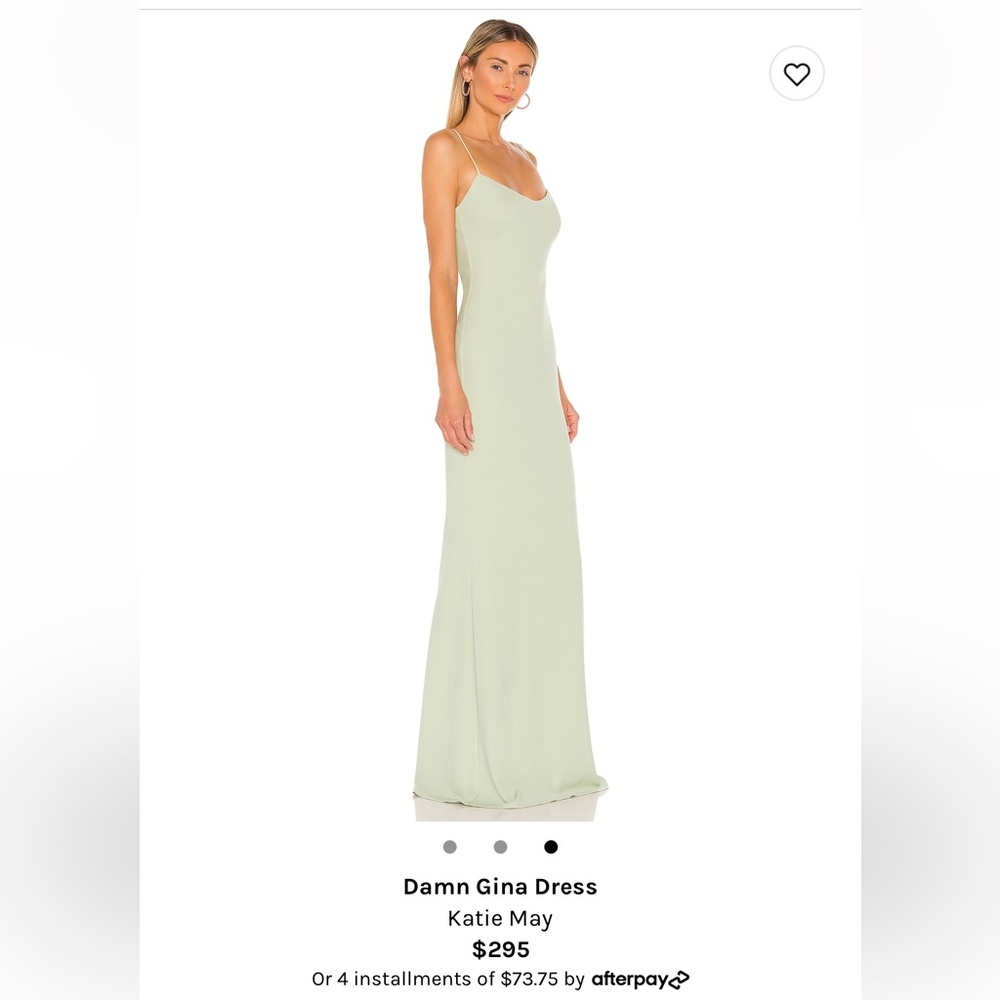 Katie May Sage Green Dress - called the “Damn Gina” dress on revolve.